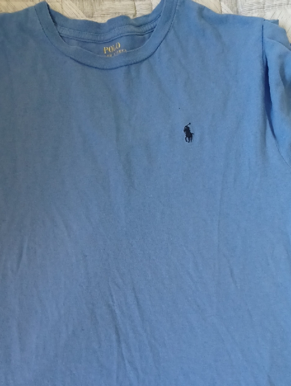Polo by Ralph Lauren Light Blue Crewneck Tee with Navy Pony